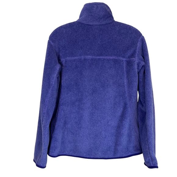 Patagonia Wmns Sz M Re-Tool Snap-T Pullover Brushed Fleece in Purple Violet - Picture 4 of 16